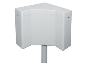Rezervor WC semi – inaltime Eurociere Angolo, 9 L, 31 x 31 x 10.5 cm